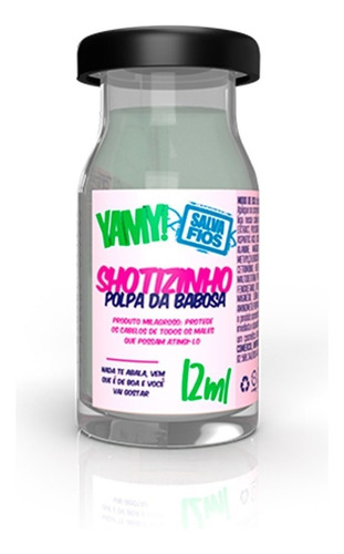 Shotizinho Yamy! Salva Fios Polpa Da Babosa 12ml