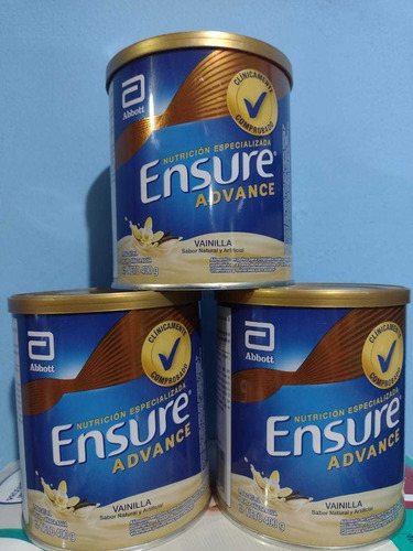 Ensure Advance   3 Latas De 400 Gr - Unidad a $50