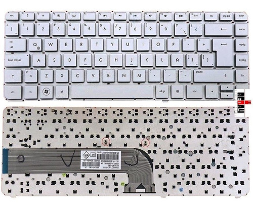 Teclado Hp Dv4-4000 Dv4-4100 Dv4-4200 Plata Español