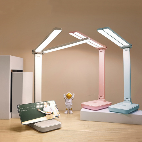 Lámpara De Escritorio Led De 3 Niveles, Luz Nocturna Táctil