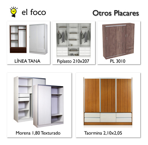 Placard 2,22 X 1,21 X 0,61 Platinum 2 Puertas Corredizas Gris Andino