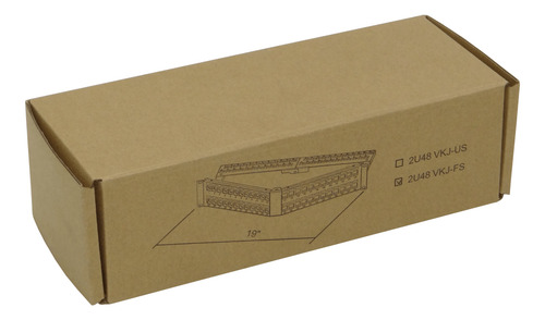 Linkmade Metal 48-keystone Angular Patchpanel 2u Vacio Unloa