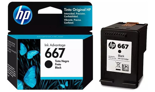 Cartucho Original Hp 667 Negro 2375/2775 - Composystem