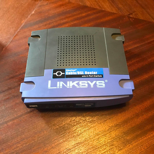 Router Linksys Por Cable Con 4 Puertos