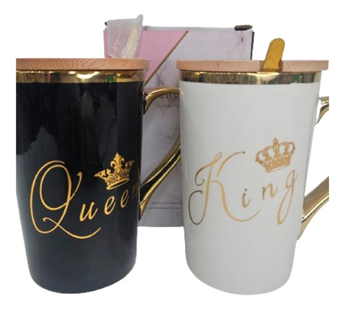 Tazas De Ceramica King Y Queen