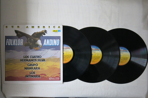 Vinyl Vinilo Lp Acetato Folklor Andino Hermanos Silva Wankar