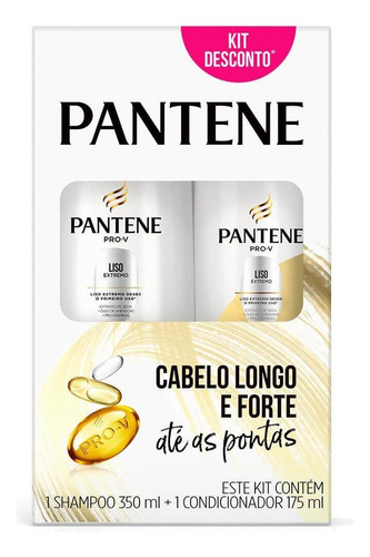 Kit C/ 6 Kit Shampoo + Condicionador Pantene Liso Extremo