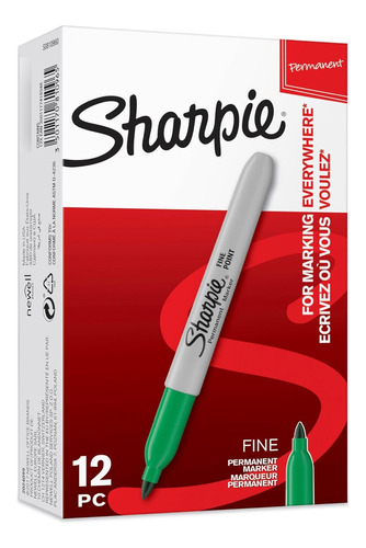 Marcadores Sharpie Set 12 U Green3