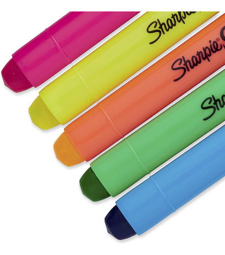 Sharpie Gel Highlighters, Bullet Tip, Assorted Colors, 5 Cou