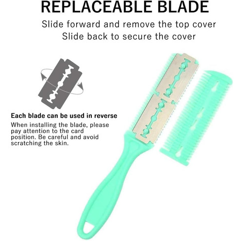 Hair Razor Comb, Split End Trimmer, Dual Sides Beauty S...
