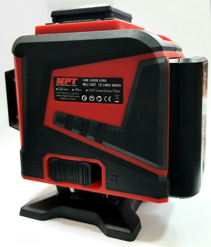 Nivel Laser 360°,luz Verde,12lineas,recargable
