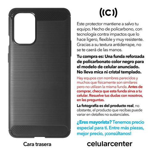 Funda Premium Oneplus 8t Case Protector Carbono One Plus 1+