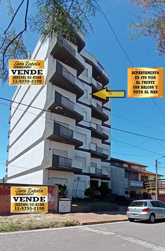 Calle 69 Y 1 Mar Del Tuyú - Se Vende Departamento Hermoso De 2 Ambientes Con Vista Al Mar - Sara Zapata Inmobiliaria