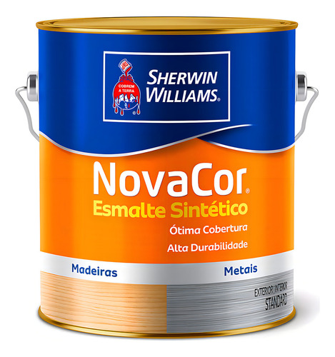 Esmalte Sintetico Brilhante 3,6l Sherwin Willians Acabamento Fosco Cor Grafite Claro