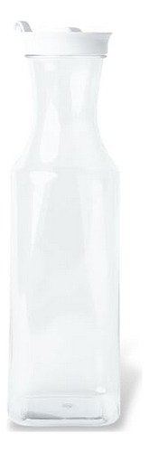 Jarra Cuadrada De Plástico Transparente De 54 Oz Con Tapa Bl