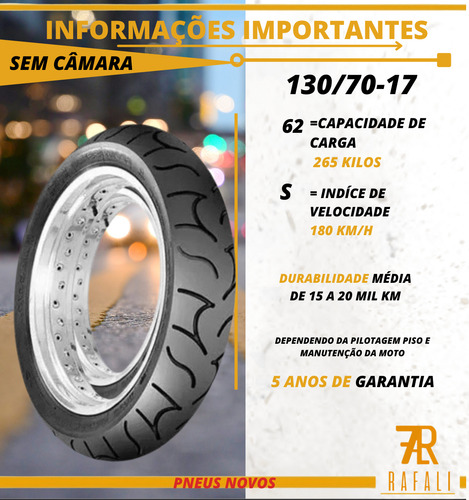 Par Pneu Cb 300/ Twister 250/ Fazer250/ninja 250,350 Maggion