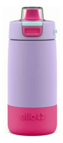 Ello Kids Colby 12oz Stainless Steel Insulated Water Bottle Color Lila/rosado