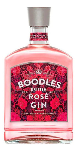 Ginebra Boodles Rose Rosado 750 mL