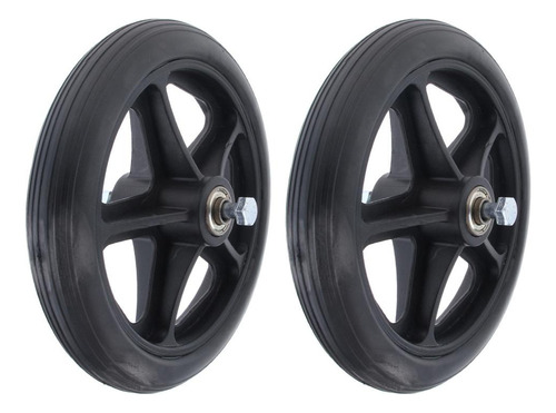 A Rueda Giratoria Para Silla Ruedas 2 Piezas -