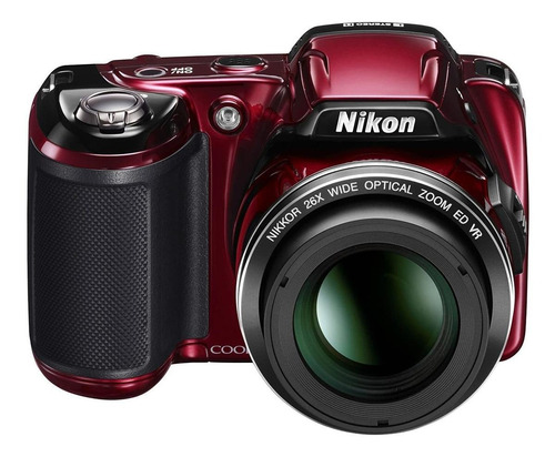 Nikon Coolpix L810 compacta avanzada color rojo