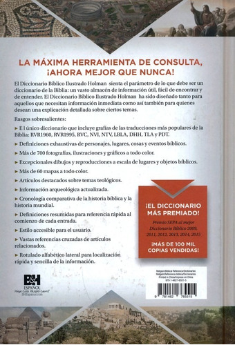 Imagen 2 de 5 de Diccionario Biblico Ilustrado Holman, Varios Autores Estudio