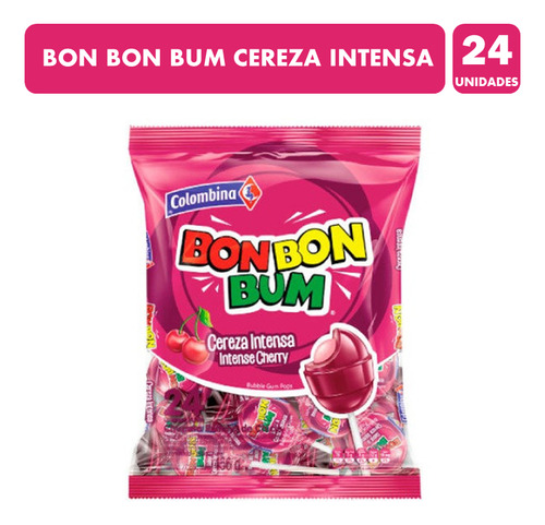 Bon Bon Bum Sabor Cereza Intensa - Coyac´s (bolsa Con 24 Un)