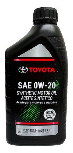 Aceite Toyota 0w-20 