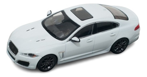 Jaguar Xfr 2010 - White Dark Grey Wheels - Street Ixo 1/43