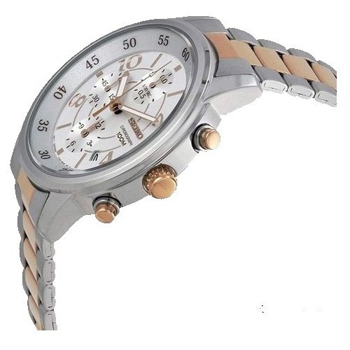 Reloj Seiko Para Caballero Plateado Y Dorado Sndw86p1-mileus