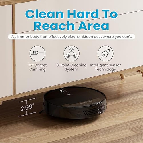 Ropvacnic Robot Aspirador Con Succión Ciclónica De