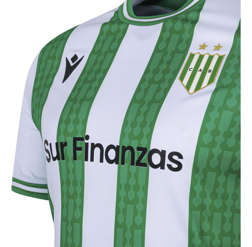 Camiseta De Banfield Macron Oficial Verde Solo Deportes