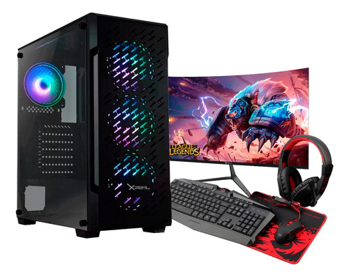 Kit Pc Gamer Monitor 27 Ryzen 7 5700x Ssd1tb Ram16gb Rtx4060