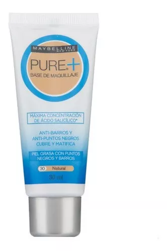 Base De Maquillaje Pure Make Up Plus Maybelline Tono 30 Natural