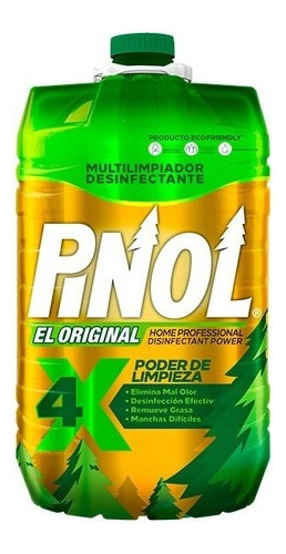 Limpiador Multiusos Pinol 4x Original Concentrado 9 Litros