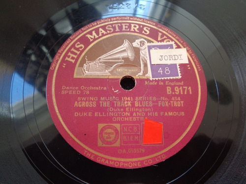 Duke Ellington Disco Pasta 78 Made In England Chlo-e  