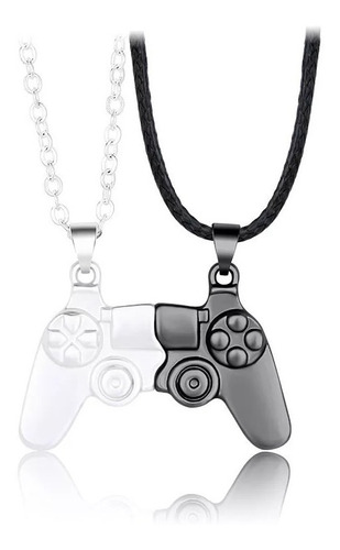 Collar Cadena Para Parejas, Novios Control Gamer Magnético