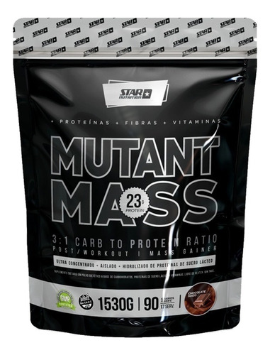 Mutant Mass Pouch Star Nutrition 1,5kg Ganador De Peso