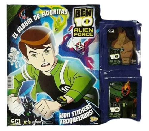 Album Ben 10 Alien Force + 50 Sobres Cerrados!