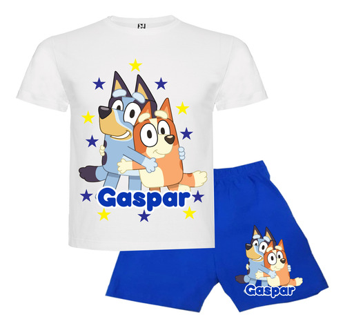 Pijama Capibara Corto 100% Algodón Niños Flex