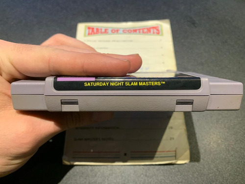 Saturday Night Slam Masters Super Nintendo Snes (Usado)