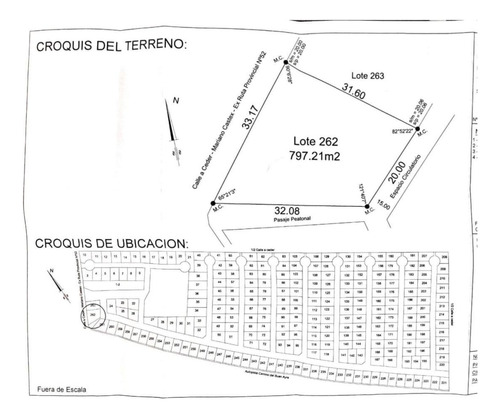 Terreno En Lares De Canning Sobre Ruta 52 A Metros Del Ingreso Al Barrio