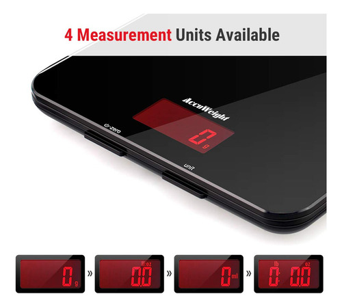 Accuweight 201 Báscula Digital Multifunción Para Carne Y A