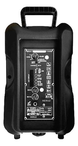Caixa Amplificada Som 1000w Grande 37cm 110v/220v Cabo Usb