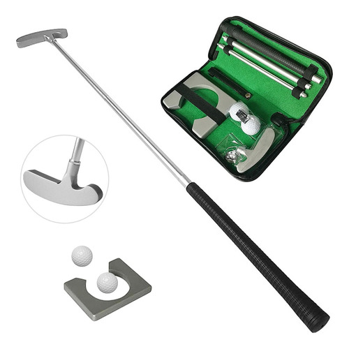 Set De Putter De Golf Portátil, Kit De Práctica De Golf Para