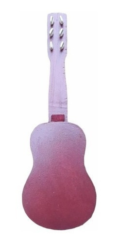 Imagen 3 de 3 de Guitarra De Juguete De Madera Grande Infantil