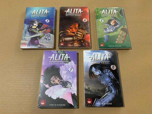 Alita Battle Ángel Tomos 3,4,5,7 Y 8 Manga Smash Televisa