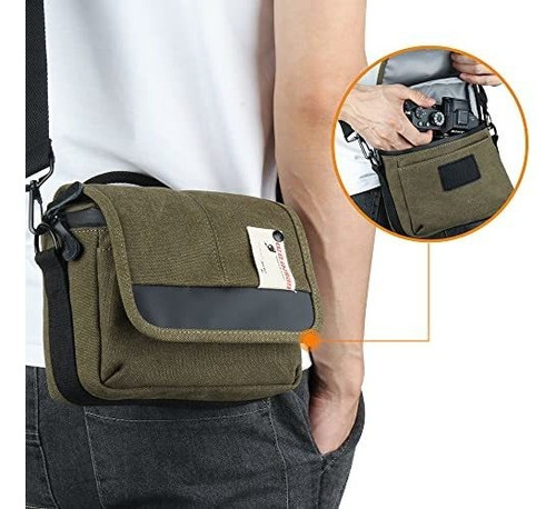 Bolsa Camara Sin Espejo Pequeña Compacta Para Hombro Slr