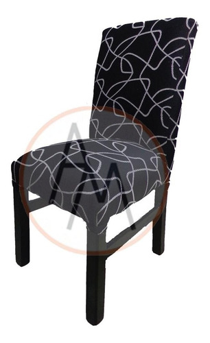 Imagen 2 de 10 de Mesa De 1,60 X 0,80 Negro Con 6 Sillas Vestidas Chenille