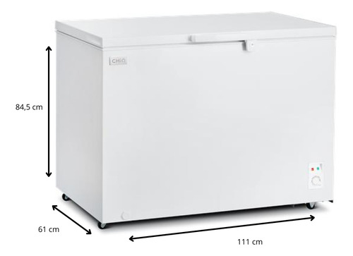 Freezer Horizontal 299 Litros Chiq QCF11B2W cor branco