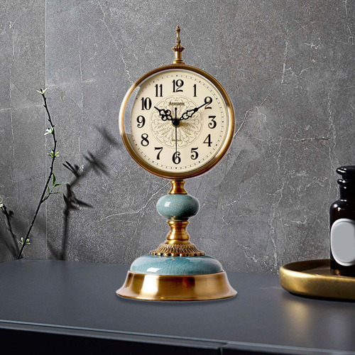 Relógio De Mesa Retrô Decoração Prático Criativo